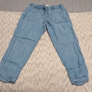 Vineyard Vines Denim Blue Flowy Pants- SIZE SMALL!
